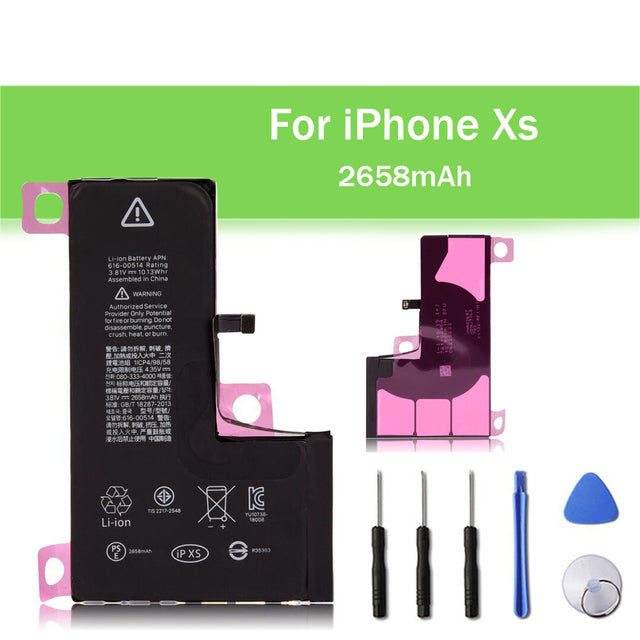 Batterie de remplacement pour iPhone XS, 2658 mAh Batterie de remplacement pour iPhone XS, 2658 mAh